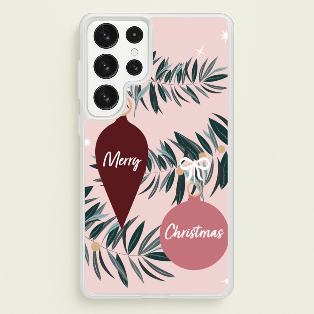 Merry Christmas  - Christmas Phone Case for Galaxy S22 Ultra