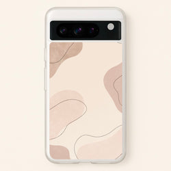 Abstract Beige  - Patterns Phone Case for Google Pixel 8 Pro