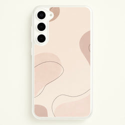 Abstract Beige  - Patterns Phone Case for Galaxy S23 Plus