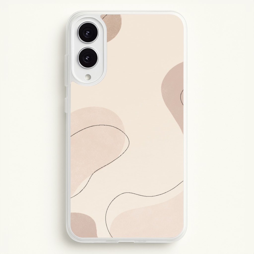 Abstract Beige  - Patterns Phone Case for Galaxy S25 Edge