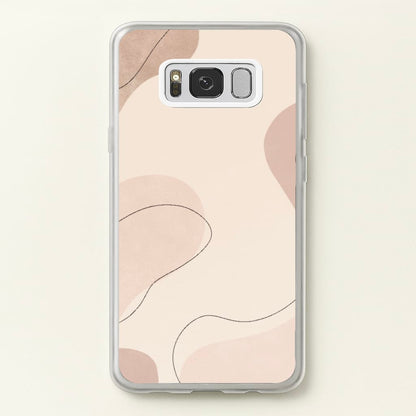 Abstract Beige  - Patterns Phone Case for Galaxy S8