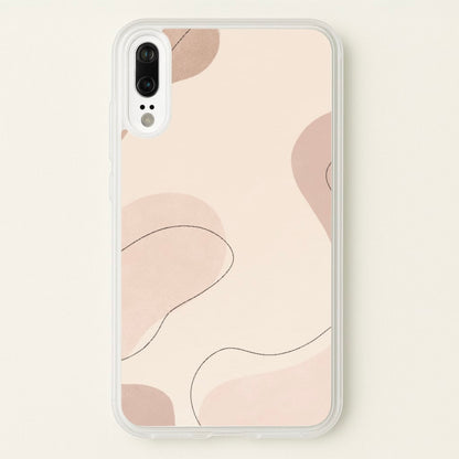 Abstract Beige  - Patterns Phone Case for Huawei P20