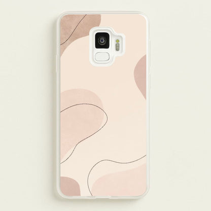 Abstract Beige  - Patterns Phone Case for Galaxy S9