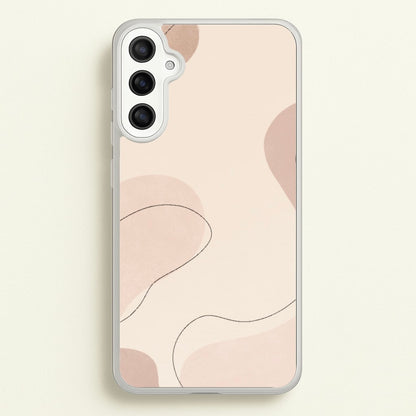 Abstract Beige  - Patterns Phone Case for Galaxy A34