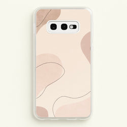 Abstract Beige  - Patterns Phone Case for Galaxy S10e