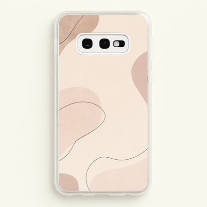 Abstract Beige  - Patterns Phone Case for Galaxy S10e