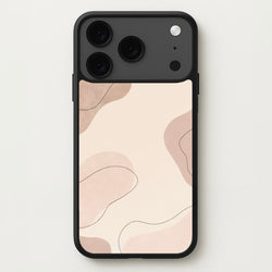 Abstract Beige Phone Case for iPhone 17 Pro