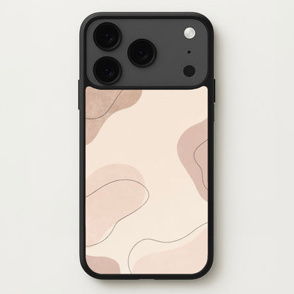 Abstract Beige Phone Case for iPhone 17 Pro