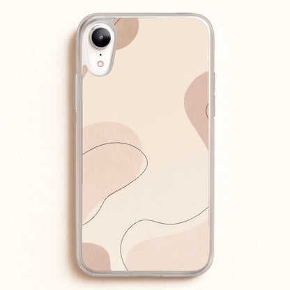 Abstract Beige  - Patterns Phone Case for iPhone XR