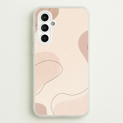 Abstract Beige  - Patterns Phone Case for Galaxy A14