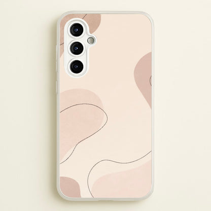 Abstract Beige  - Patterns Phone Case for Galaxy A54