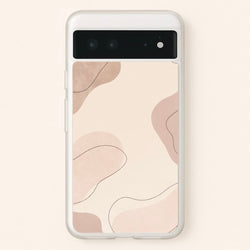 Abstract Beige  - Patterns Phone Case for Google Pixel 6