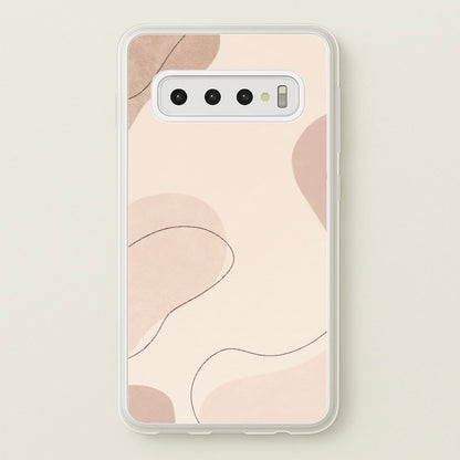 Abstract Beige  - Patterns Phone Case for Galaxy S10 Plus