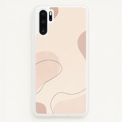 Abstract Beige  - Patterns Phone Case for Huawei P30 Pro