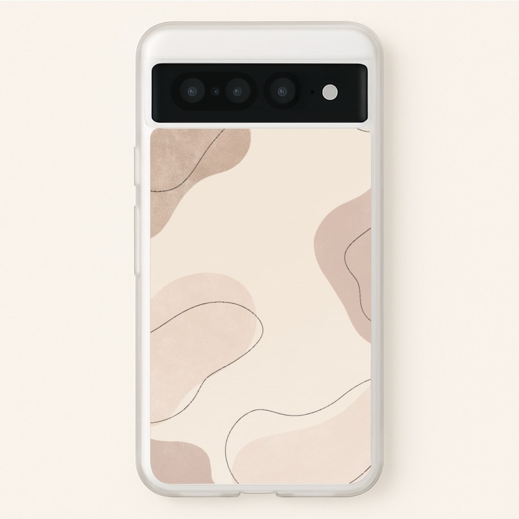Abstract Beige  - Patterns Phone Case for Google Pixel 7 Pro