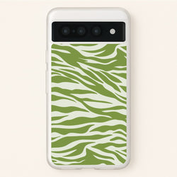 Abstract Green Print  - Abstract Phone Case for Google Pixel 7 Pro