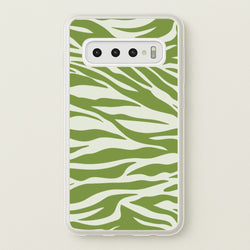 Abstract Green Print  - Abstract Phone Case for Galaxy S10 Plus