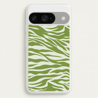 Abstract Green Print Phone Case for Google Pixel 10 / 10 Pro