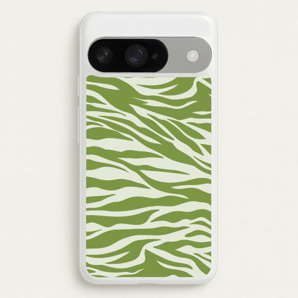 Abstract Green Print Phone Case for Google Pixel 10 / 10 Pro