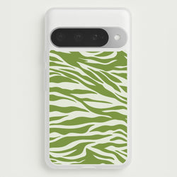 Abstract Green Print Phone Case for Google Pixel 10 Pro XL