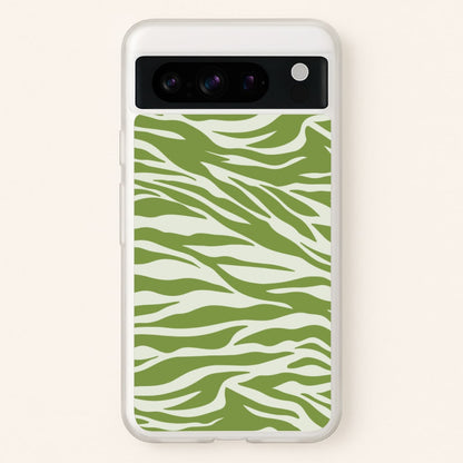 Abstract Green Print  - Abstract Phone Case for Google Pixel 8 Pro