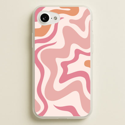 Pink Waves  - Abstract Phone Case for iPhone 16e