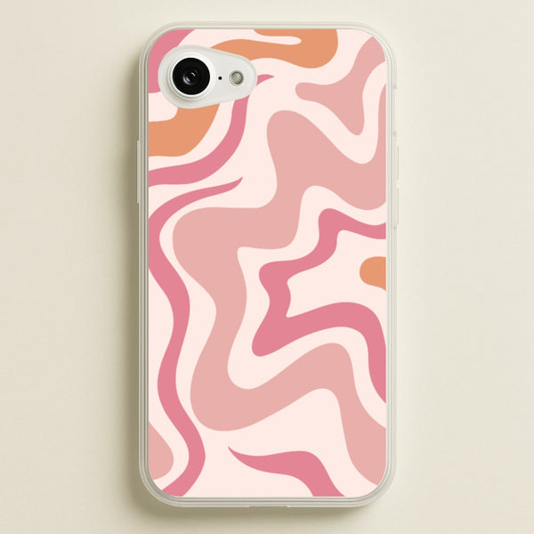 Pink Waves  - Abstract Phone Case for iPhone 16e