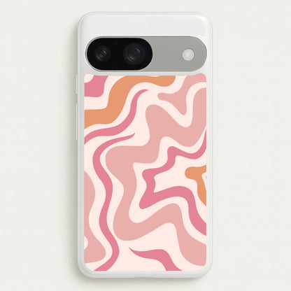 Pink Waves  - Abstract Phone Case for Google Pixel 9 / 9 Pro