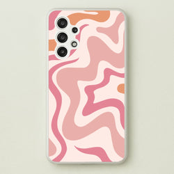 Pink Waves  - Abstract Phone Case for Galaxy A13