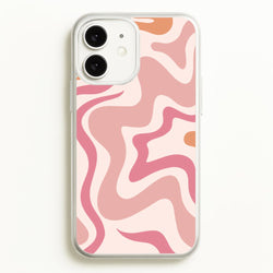 Pink Waves  - Abstract Phone Case for iPhone 11