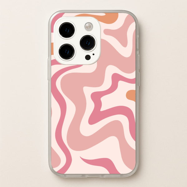 Pink Waves  - Abstract Phone Case for iPhone 14 Pro Max
