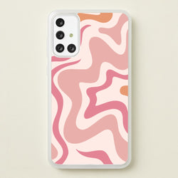 Pink Waves  - Abstract Phone Case for Galaxy A71