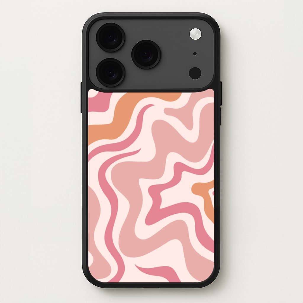 Pink Waves Phone Case for iPhone 17 Pro Max