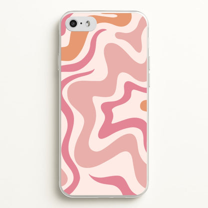 Pink Waves  - Abstract Phone Case for iPhone 5 / 5s / SE 2016