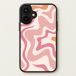 Pink Waves Phone Case for iPhone 17