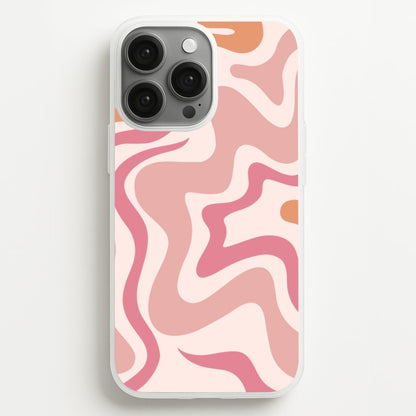Pink Waves  - Abstract Phone Case for iPhone 13 Pro Max