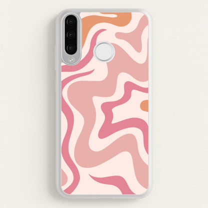 Pink Waves  - Abstract Phone Case for Huawei P30 Lite