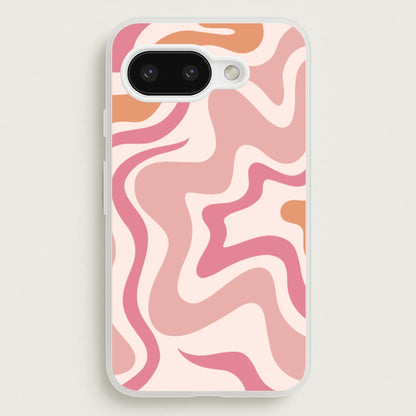 Pink Waves  - Abstract Phone Case for Google Pixel 9a