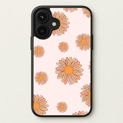 Peach Daisy Phone Case for iPhone 17