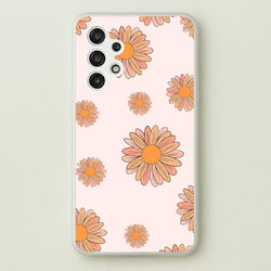 Peach Daisy  - Floral Pattern Phone Case for Galaxy A13