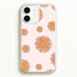 Peach Daisy  - Floral Pattern Phone Case for iPhone 11