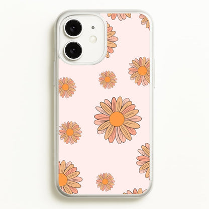 Peach Daisy  - Floral Pattern Phone Case for iPhone 11