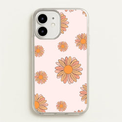 Peach Daisy  - Floral Pattern Phone Case for iPhone 12 / 12 Pro