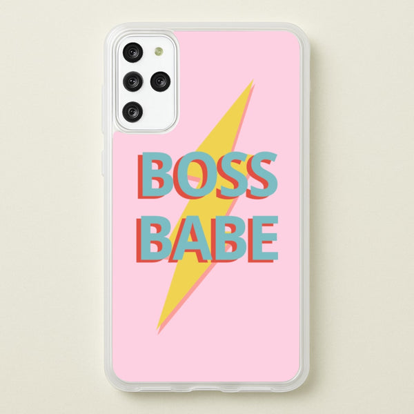 Boss Babe  - Sassy Quotes Phone Case for Galaxy S20 Plus
