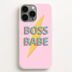 Boss Babe  - Sassy Quotes Phone Case for iPhone 12 Pro Max