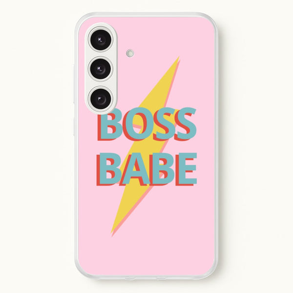 Boss Babe  - Sassy Quotes Phone Case for Galaxy S24