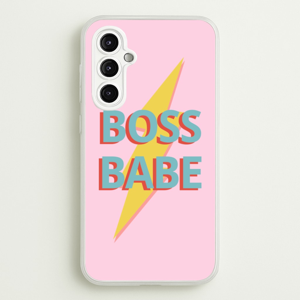 Boss Babe  - Sassy Quotes Phone Case for Galaxy A14