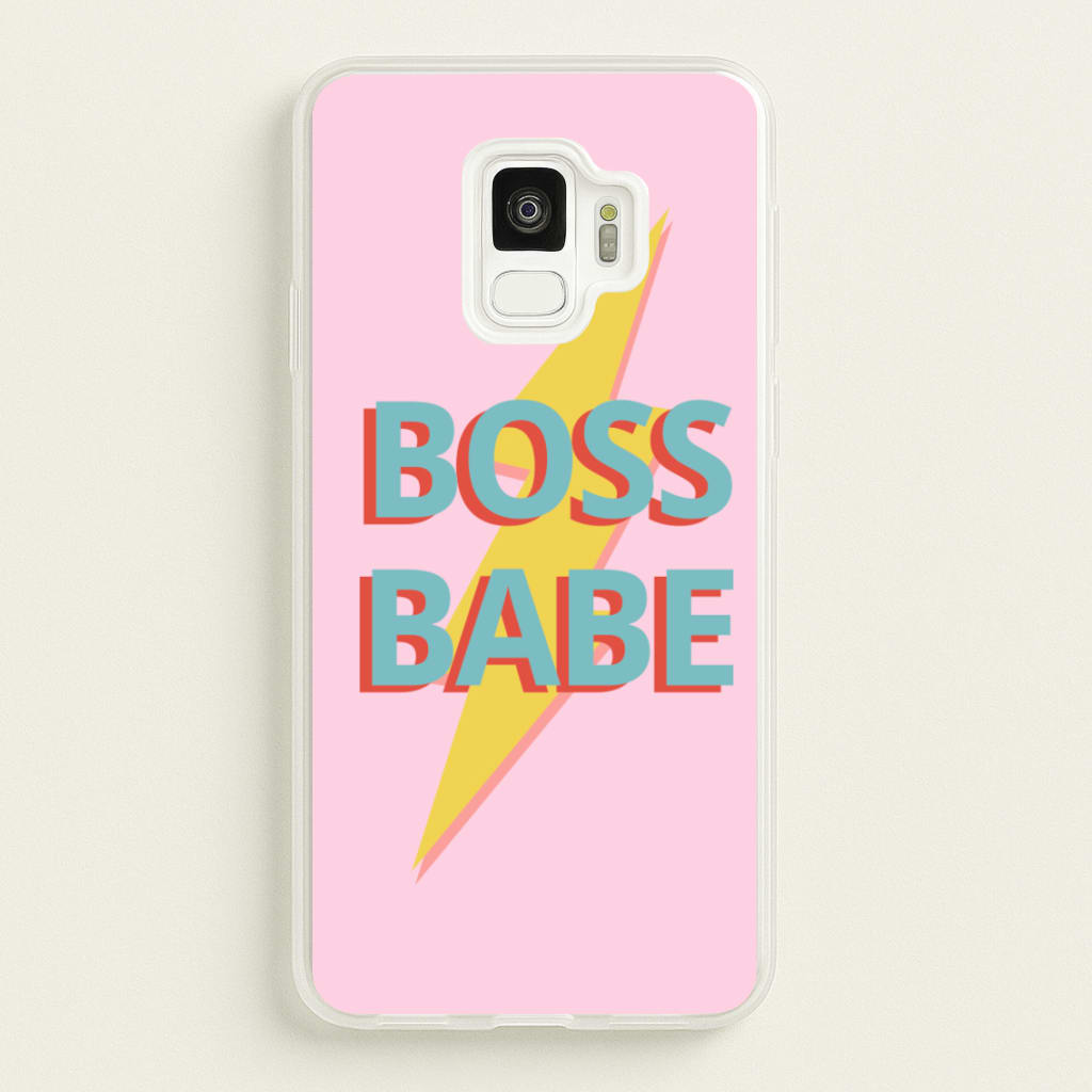 Boss Babe  - Sassy Quotes Phone Case for Galaxy S9
