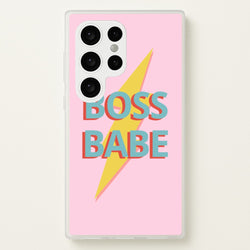 Boss Babe  - Sassy Quotes Phone Case for Galaxy S24 Ultra
