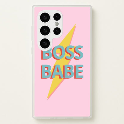 Boss Babe  - Sassy Quotes Phone Case for Galaxy S24 Ultra